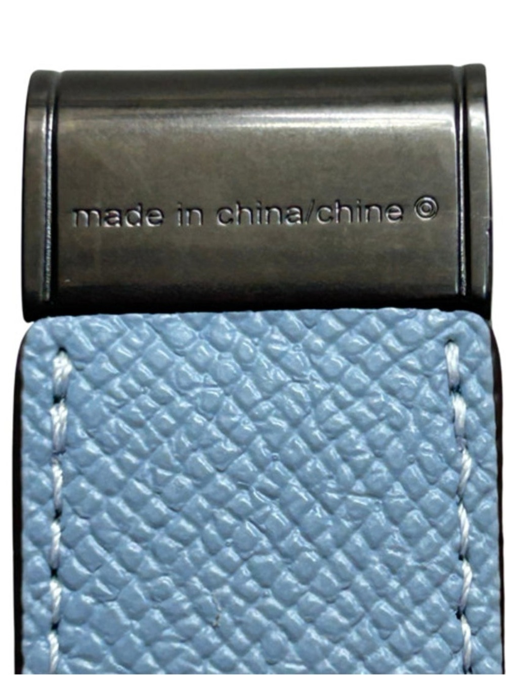 Coach Light Blue Leather Money Clip NWOT - Picture 6 of 6